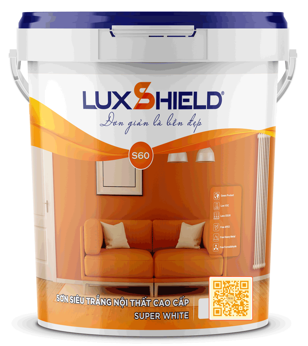 Sơn siêu trắng nội thất cao cấp – S60