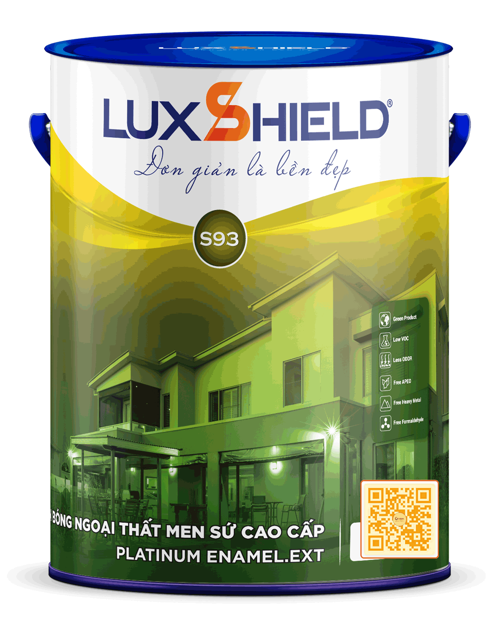 Sơn siêu bóng men sứ ngoại thất cao cấp – S93